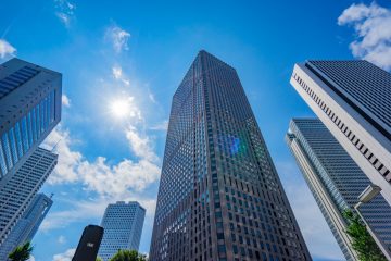 青空ビル群