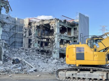 建物解体現場
